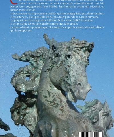 Dos du livre Héros oubliés de Bordeaux