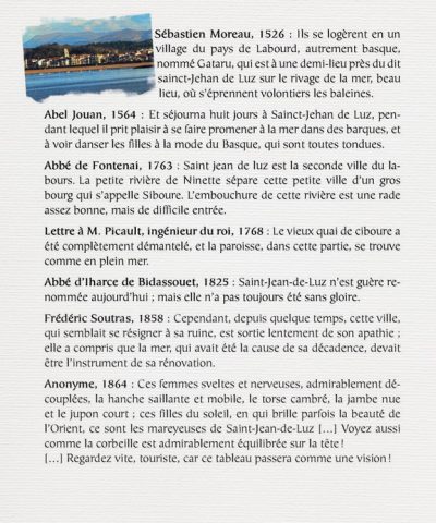 Dos du livre Je vous écris de Saint-Jean-de-Luz