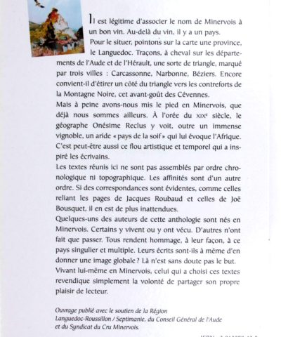 résumé du livre Nouvelle du Minervois