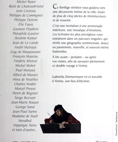 Résumé livre Venise au fil des mots