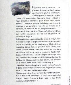 Résumé livre Voyage dans le massif du Mont Blanc