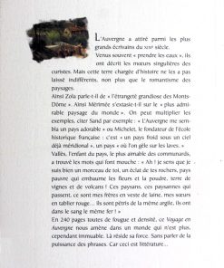 résumé livre Voyage en Auvergne
