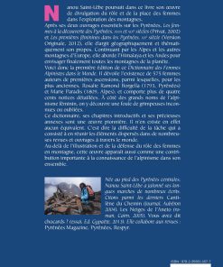 Résumé du dictionnaire des femmes alpinistes par Nanou Saint-Lèbe