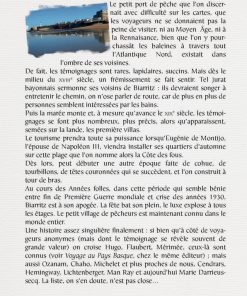 Dos du livre Je vous écris de Biarritz