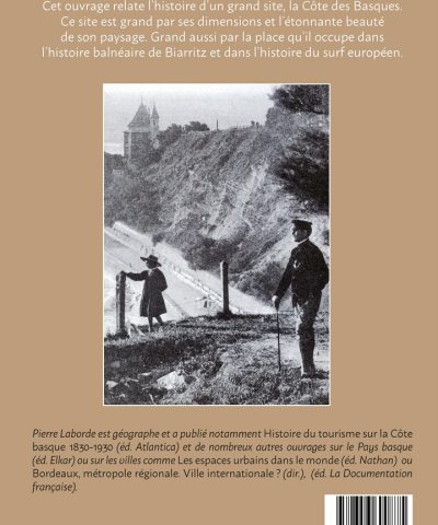 Dos du livre la Côte des Basques, plage sublime par Pierre Laborde