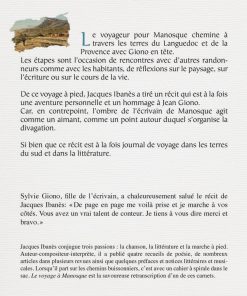 Dos du recueil Voyage à Manosque