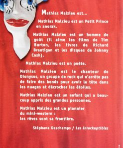 Dos du livre 38 mini Westerns de Mathias Malzieu