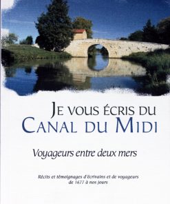 Couverture livre Je vous écris du Canal du Midi