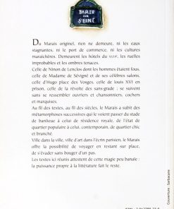 Résumé du livre le Marais des écrivains