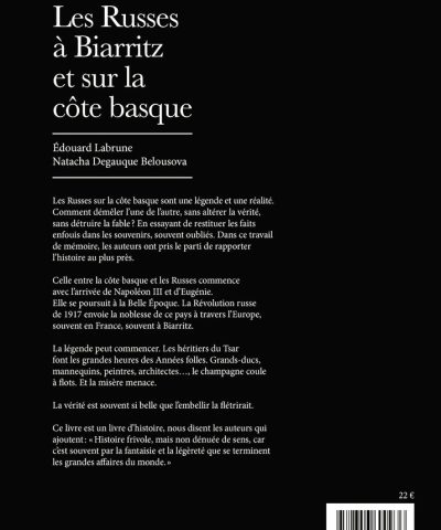 Résumé du livre les Russes à Biarritz et sur la côte Basque par Edouard Labrune