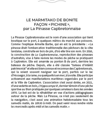 introduction au marmitako de bonite