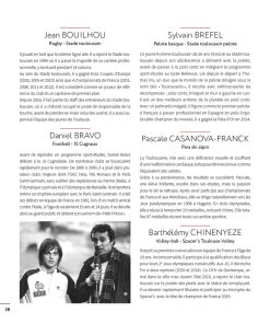 Bouilou, Brefel, Bravo, Casanova-Franck, Chinenyeze ont marqué l'histoire du sport à Toulouse